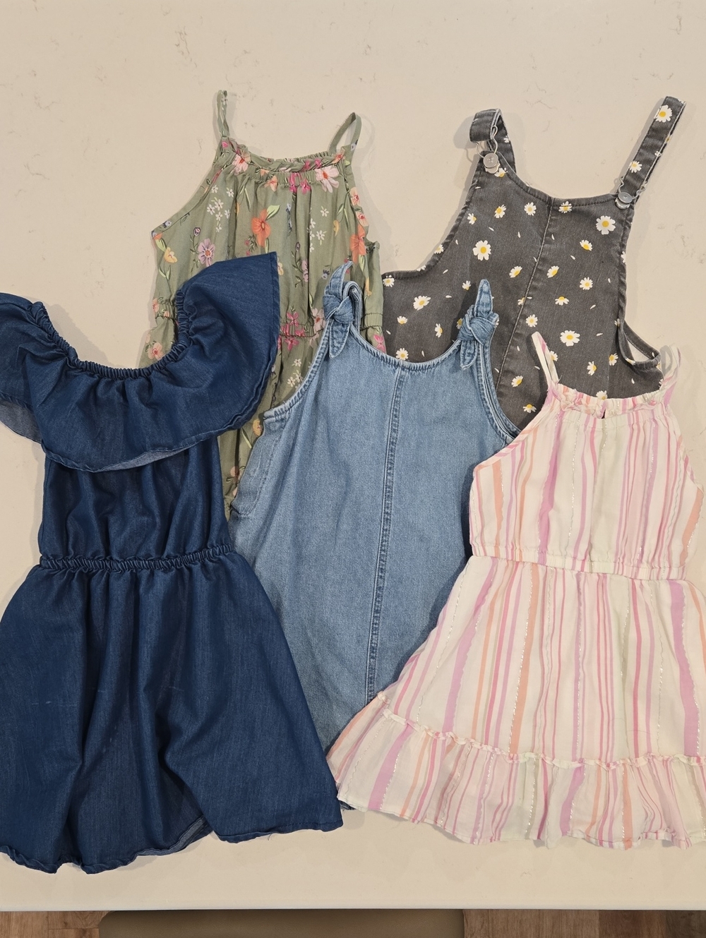 Bundle of Toddler Girls Summer Dresses